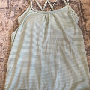 Athleta Light Mint Crisscross Strap Camisole